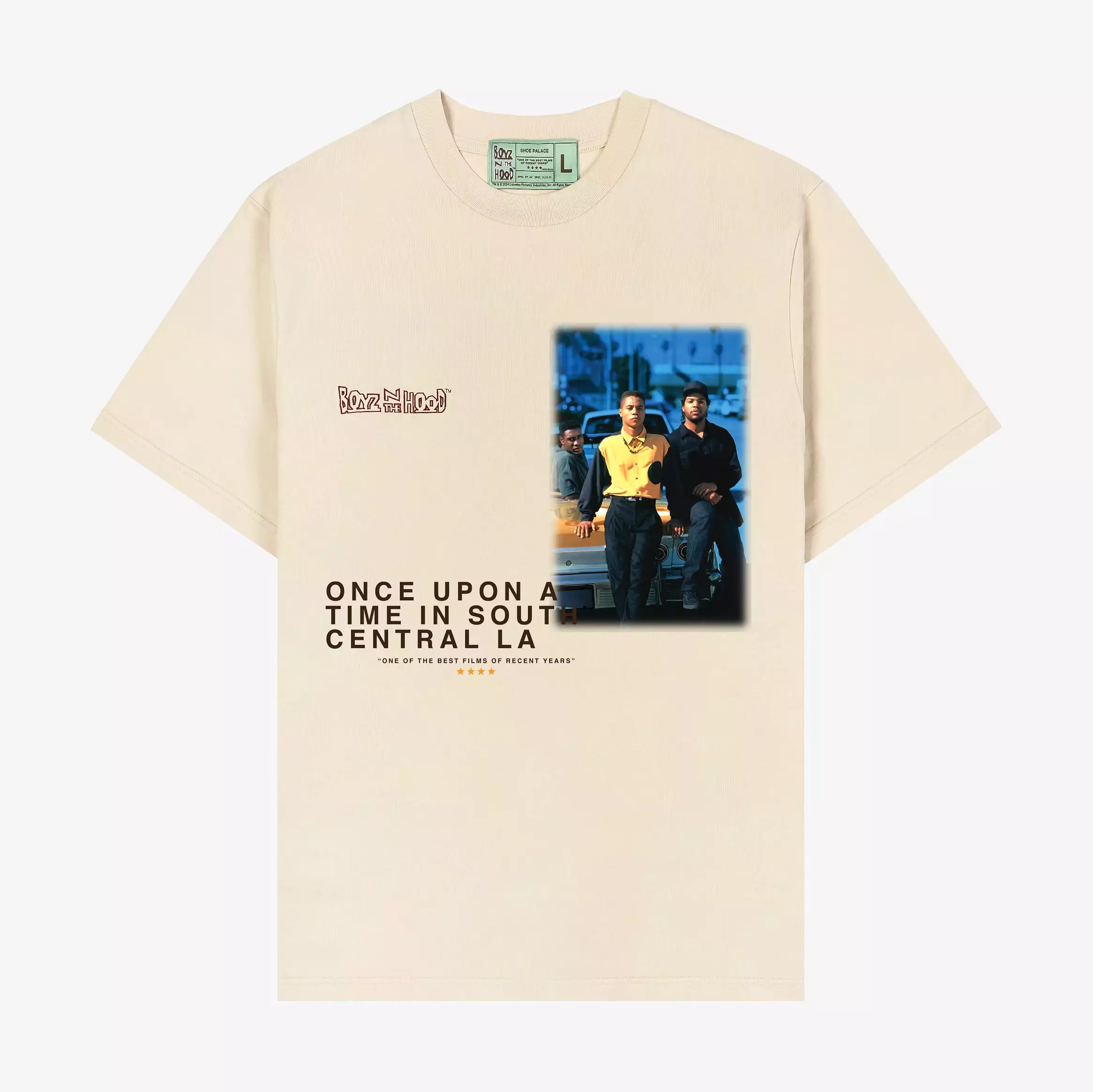 SP x Boyz N The Hood South Central Mens Short Sleeve Shirt (Beige)