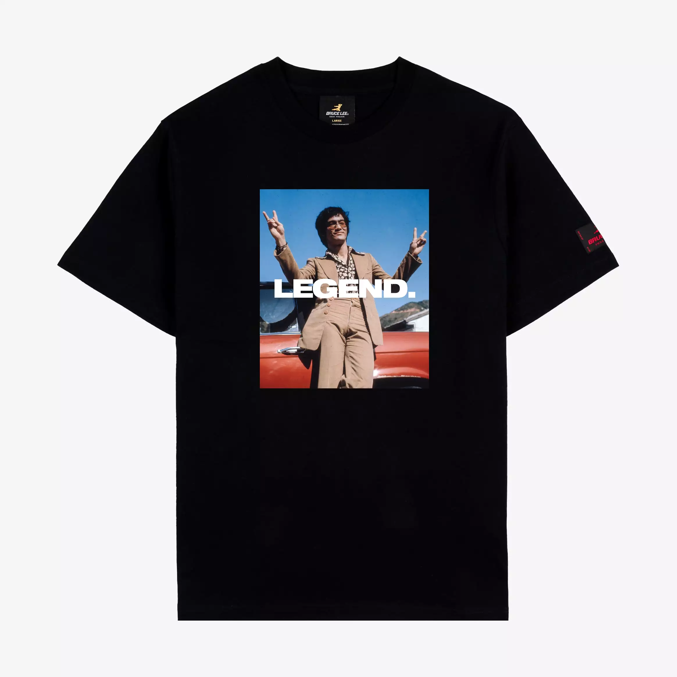 SP x Bruce Lee Legend Mens Short Sleeve Shirt (Black)