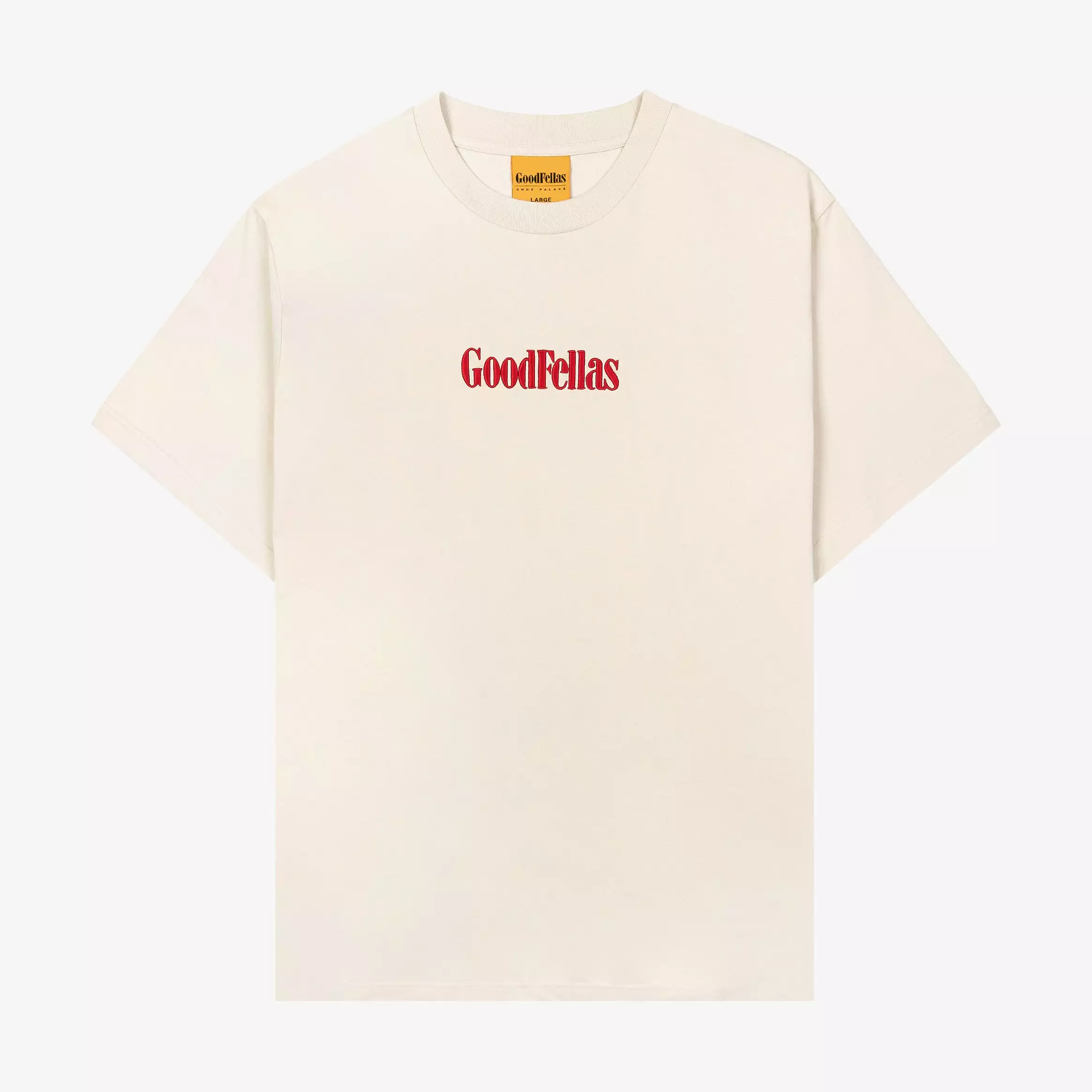 SP x Goodfellas Back Lookout Mens Short Sleeve Shirt (Beige)