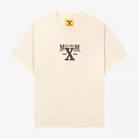 SP x Malcom X Interview Mens Short Sleeve Shirt (Beige/Brown)