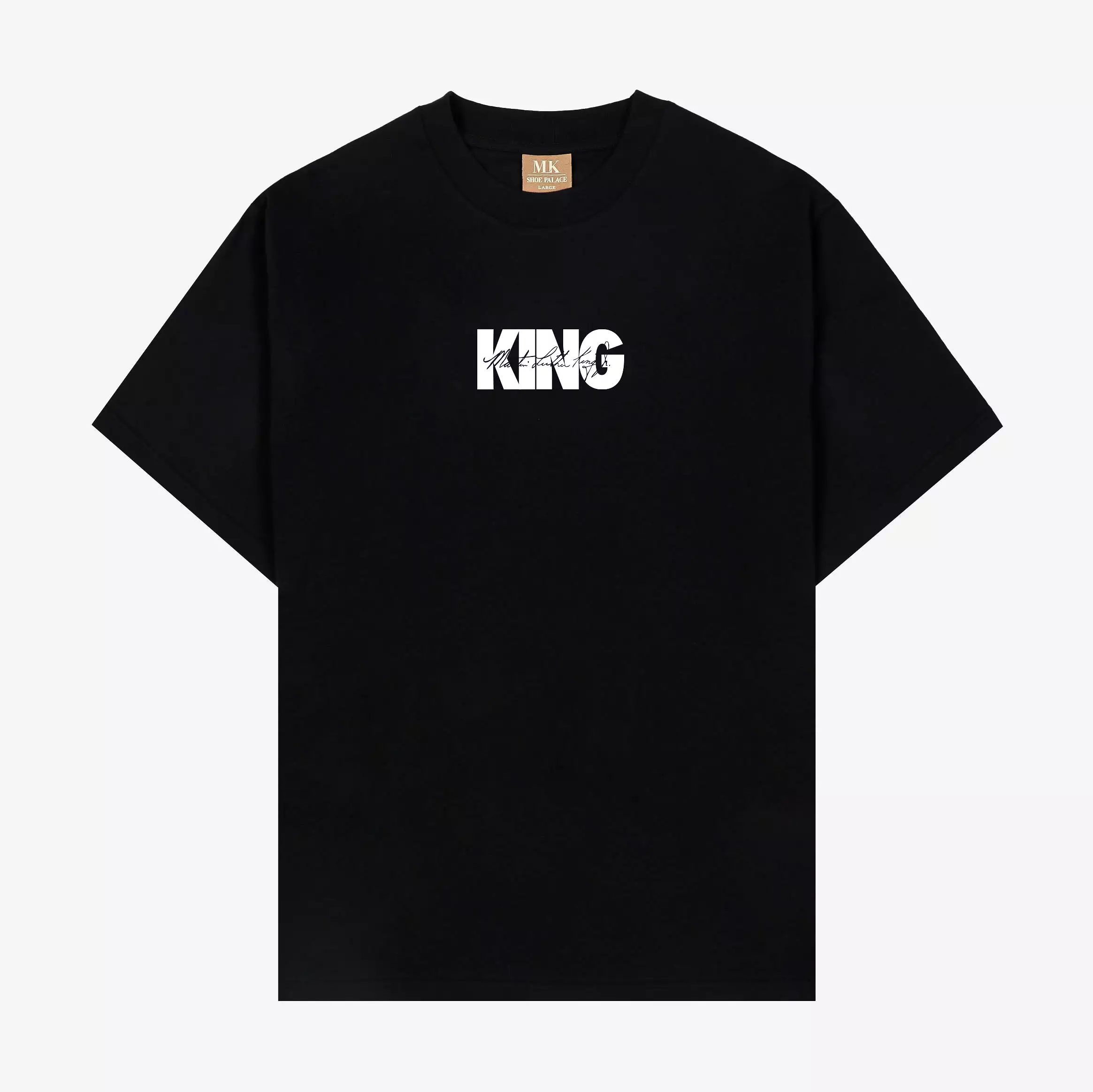 SP x MLK Free At Last Mens Short Sleeve Shirt (Black/White)