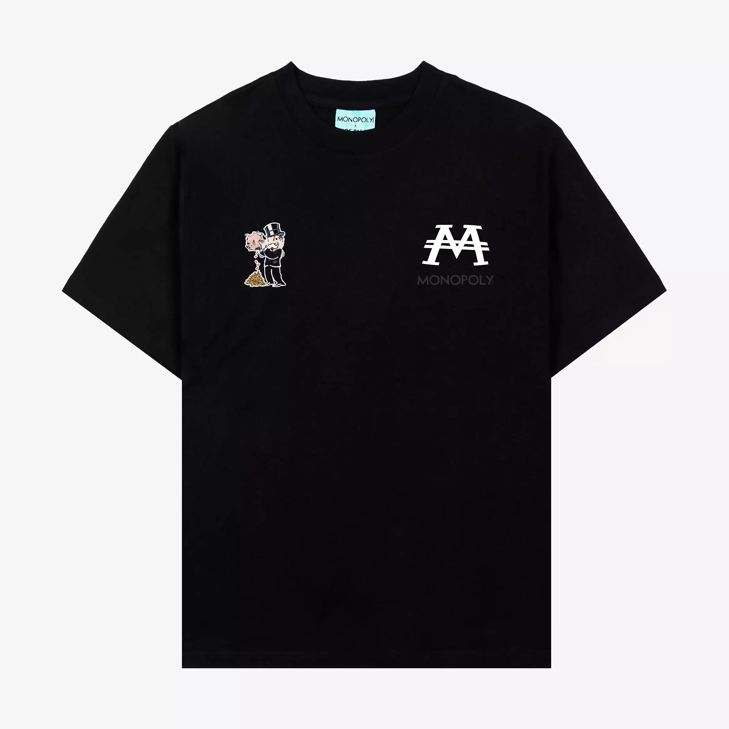 SP x Monopoly Jail Mens Short Sleeve Shirt (Black/White)