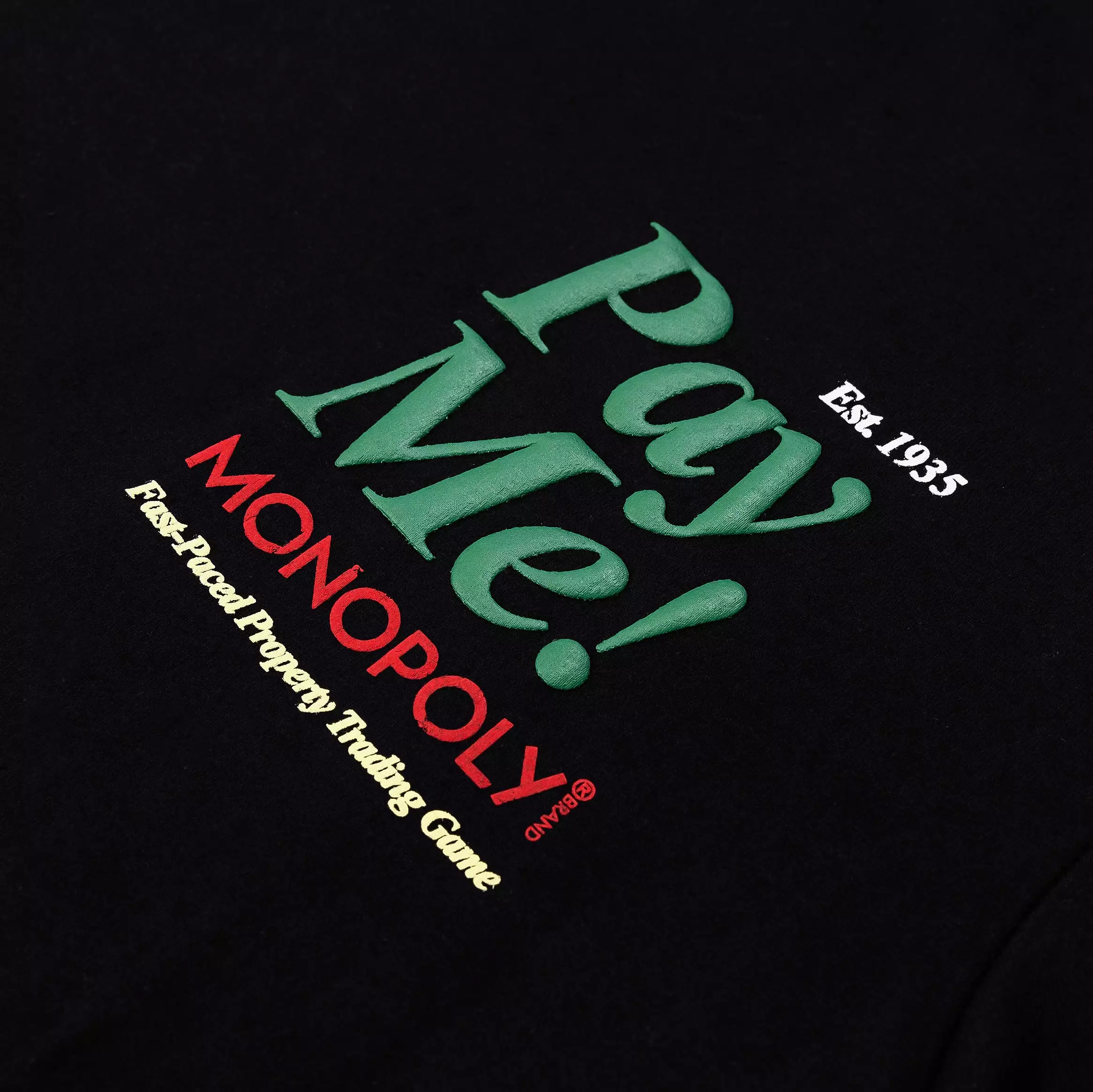 SP x Monopoly Pay Me Mens Short Sleeve Shirt (Black/Green)