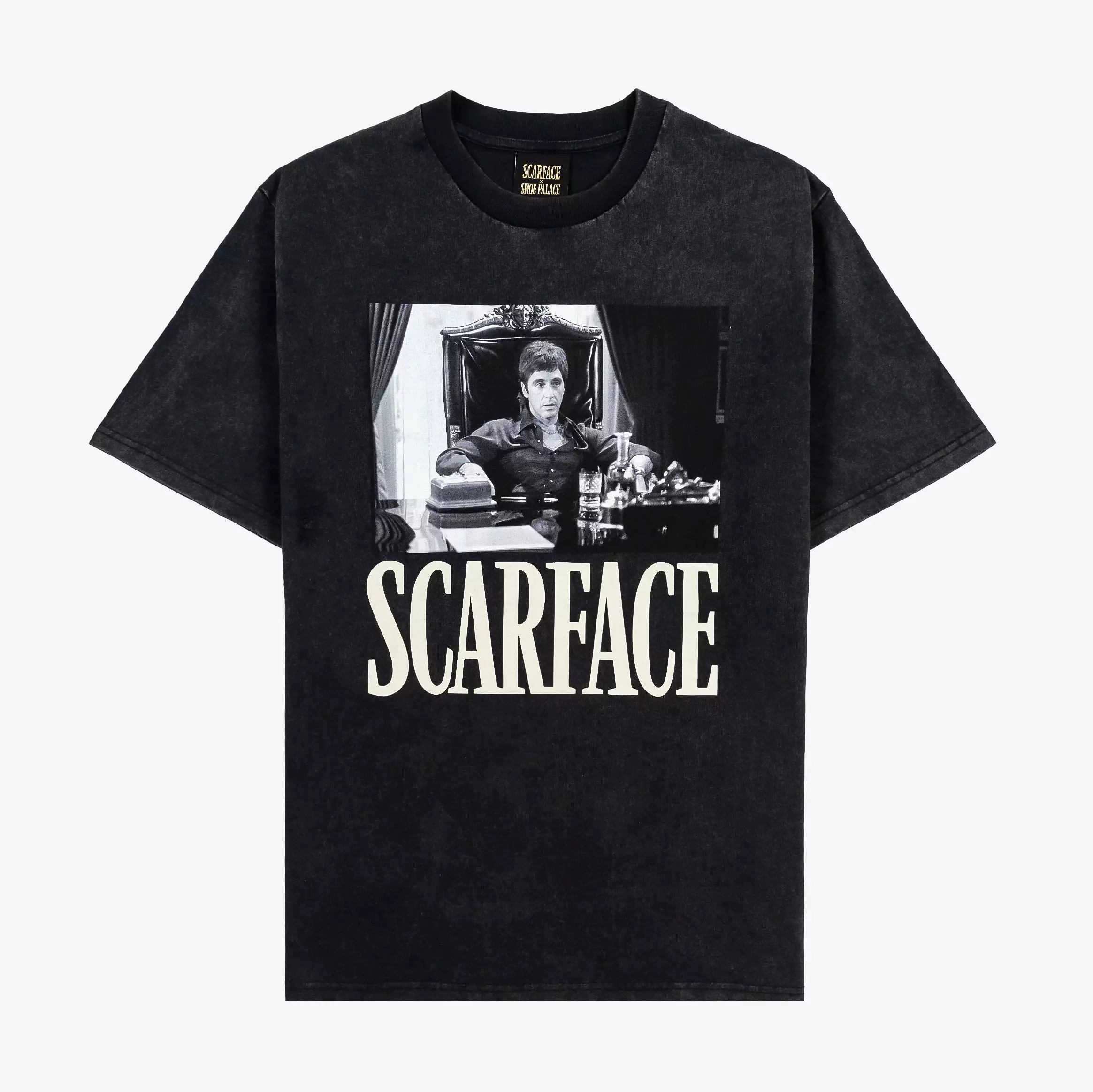 SP x Scarface In The Chair Mens Short Sleeve Shirt (Black)