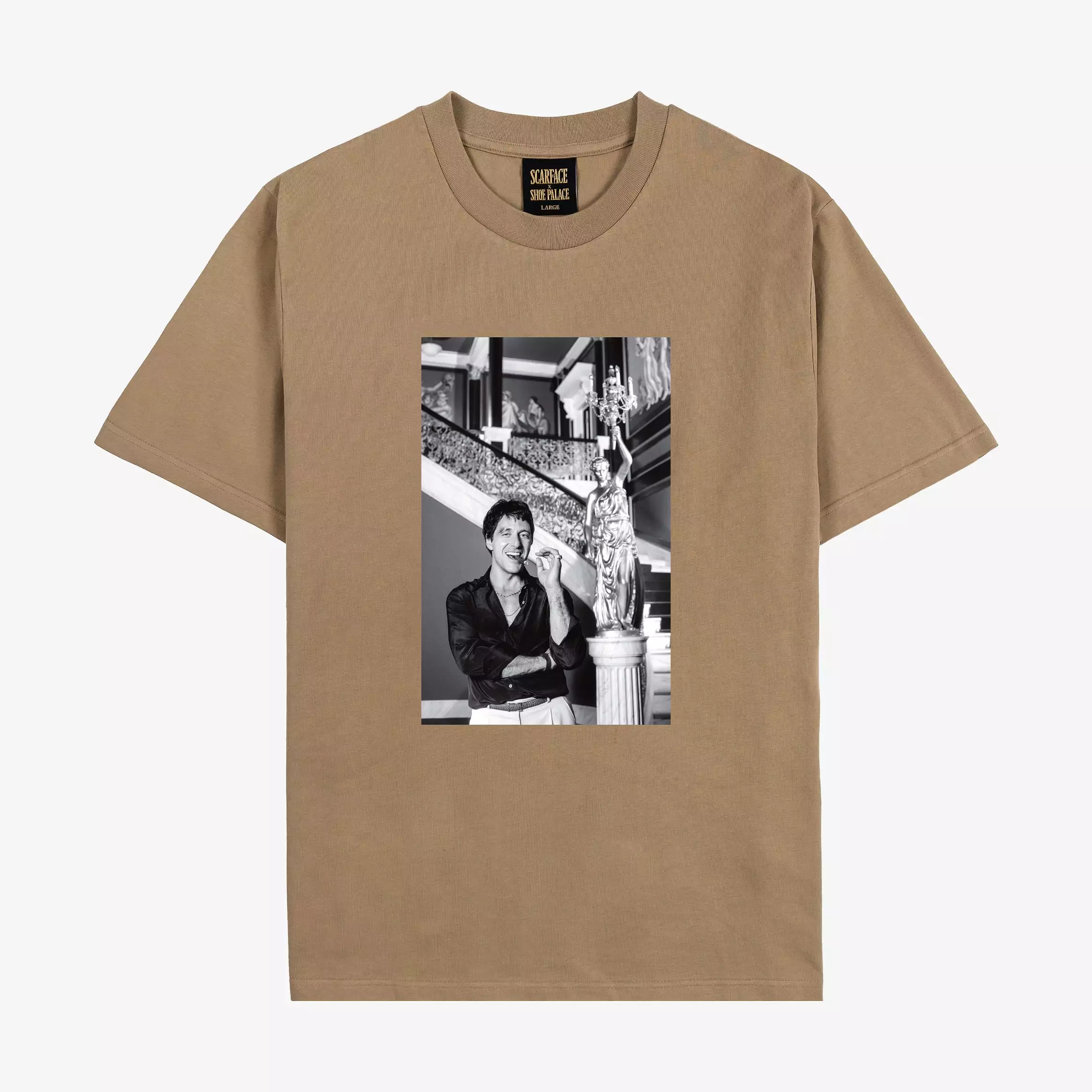 SP x Scarface The Mansion Mens Short Sleeve Shirt (Brown)