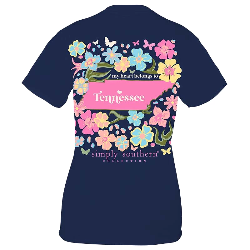 Tennessee Flowers Short Sleeve T-Shirt