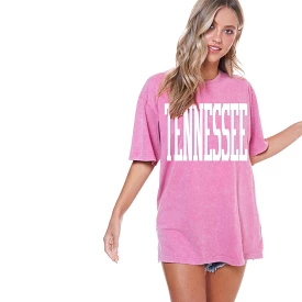 Tennessee Oversized Short Sleeve T-Shirt