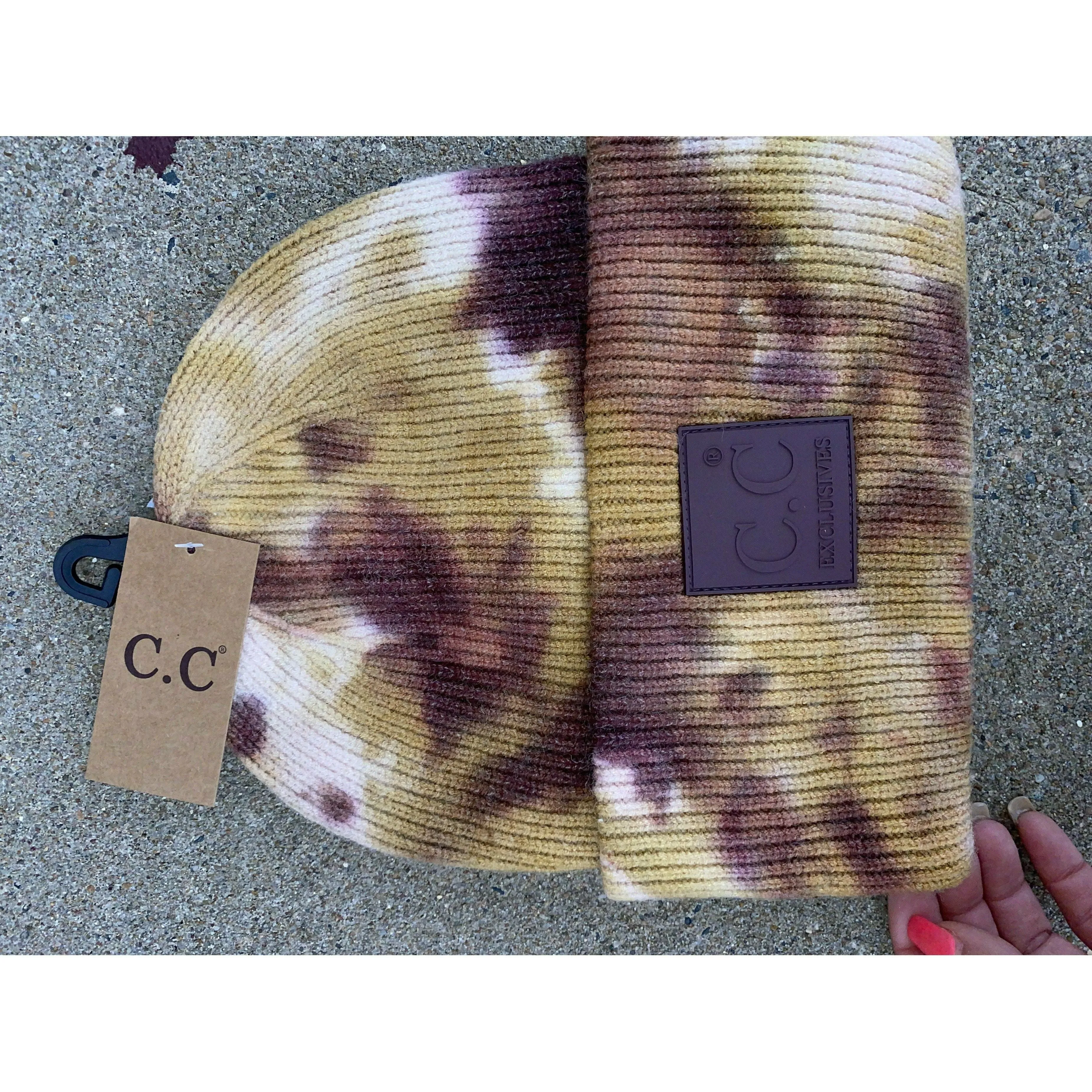 Tie Dye CC Beanies ( 8 colors)