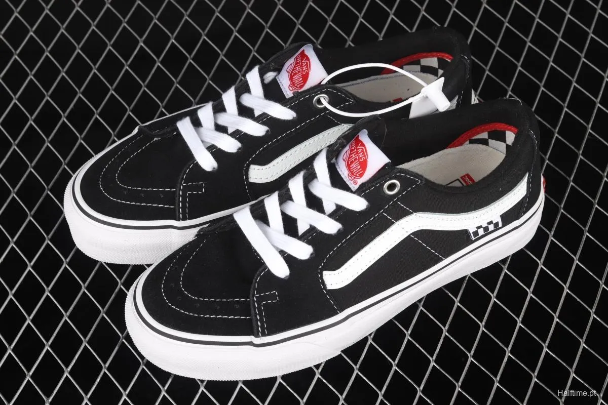 Vans Sk8-Low classic black and white low-top casual skateboard shoes VN0A5FCFY28