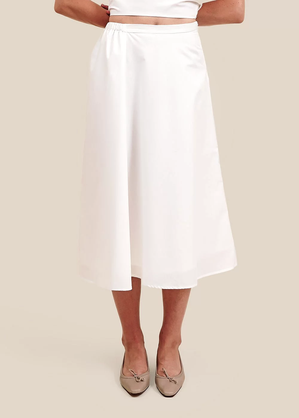 White Corsica Skirt