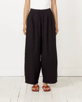 Wide Pant in Ink Black