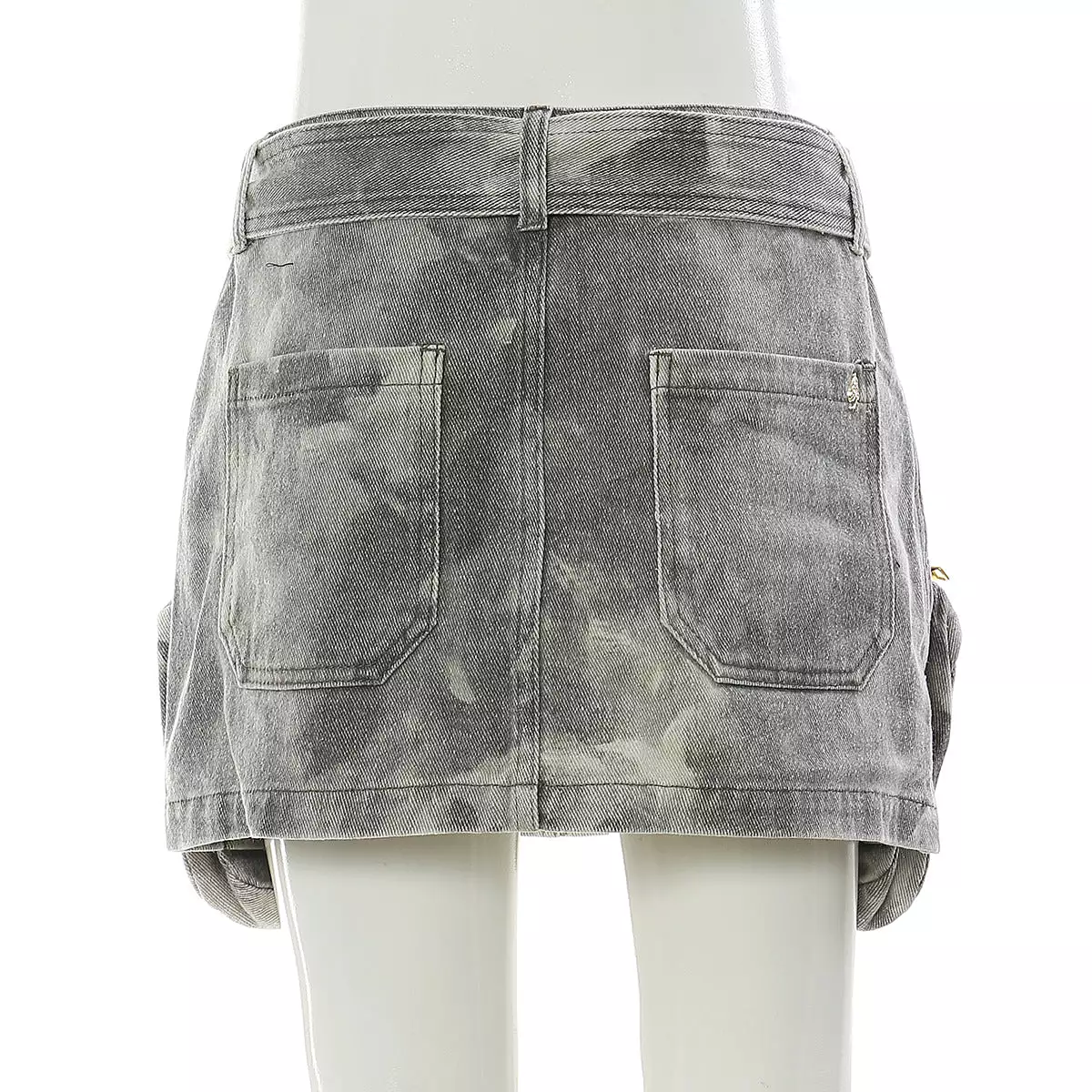 Womens Mini Skirt with 3 D size Pockets