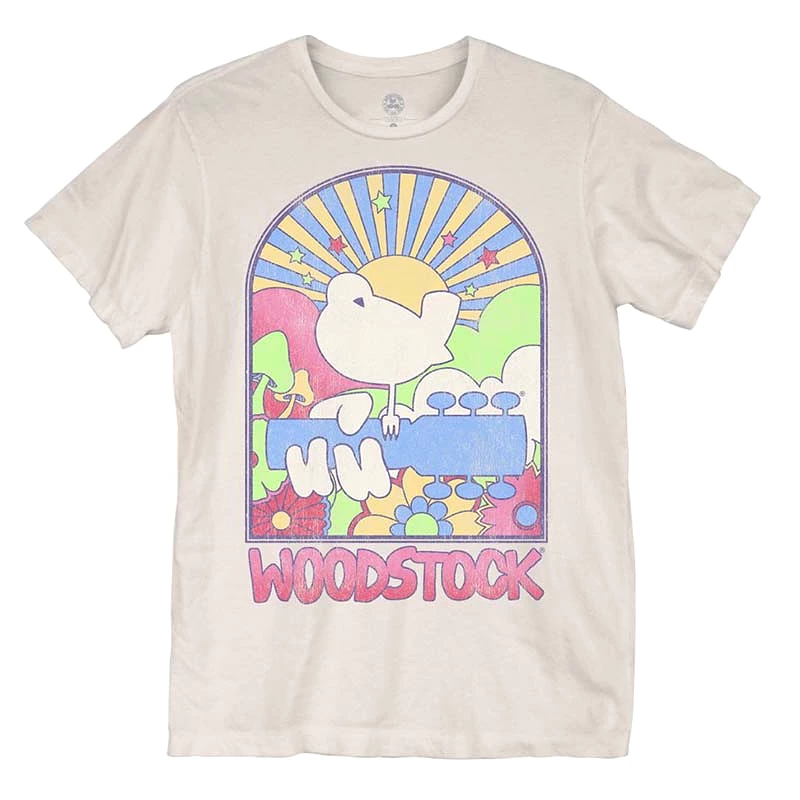 Woodstock Guitar Short Sleeve T-Shirt