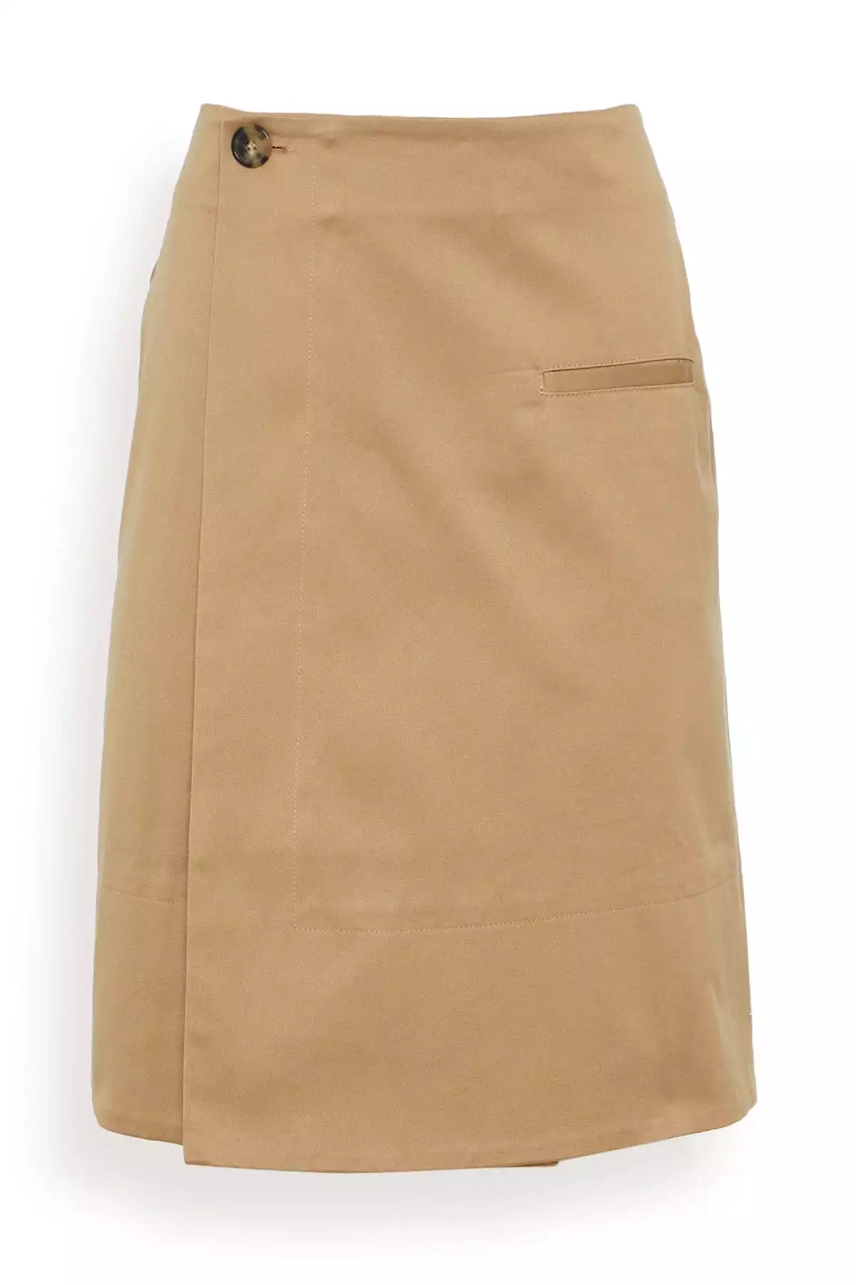 Wrap Skirt in Beige