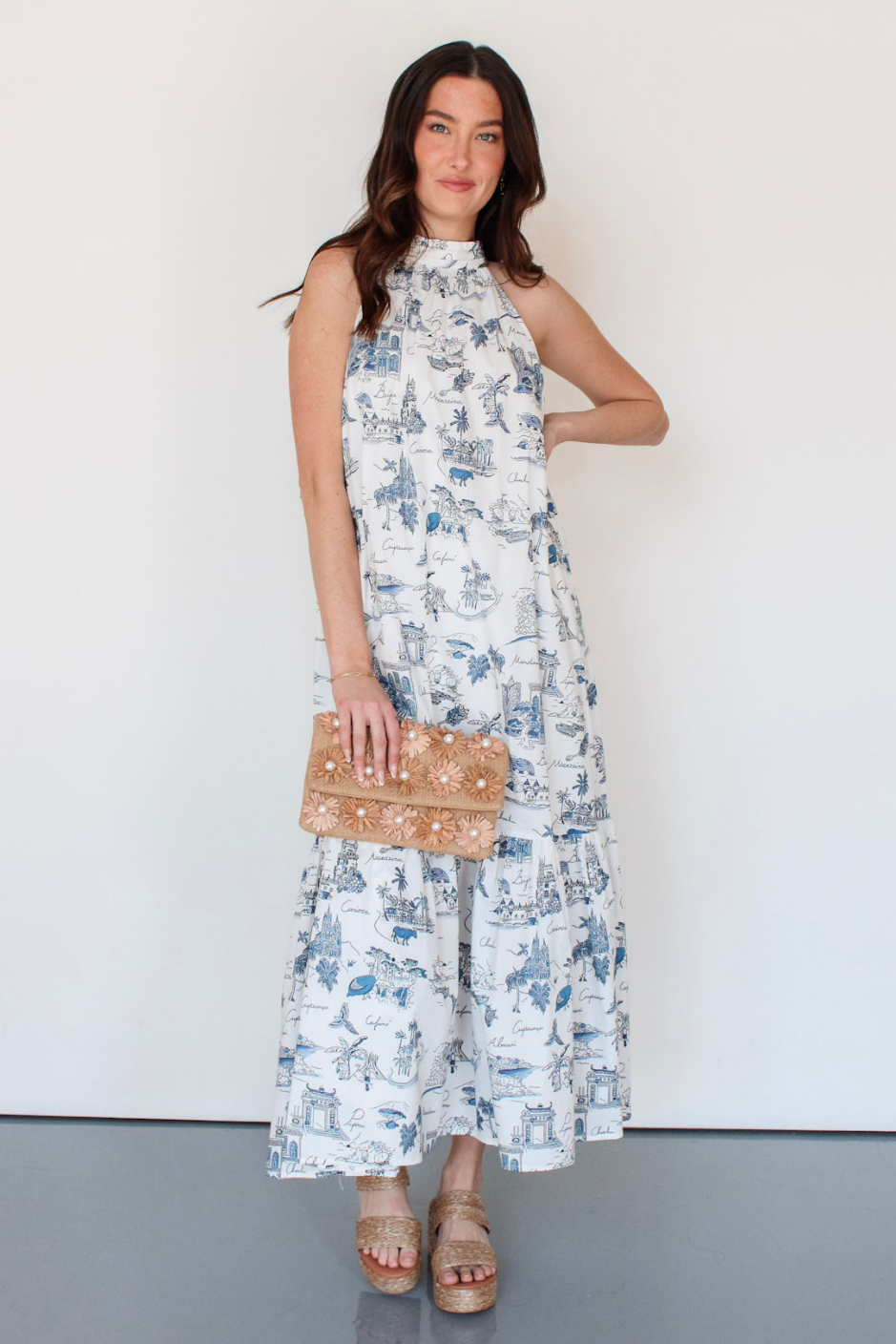 Yacht Club Maxi Dress