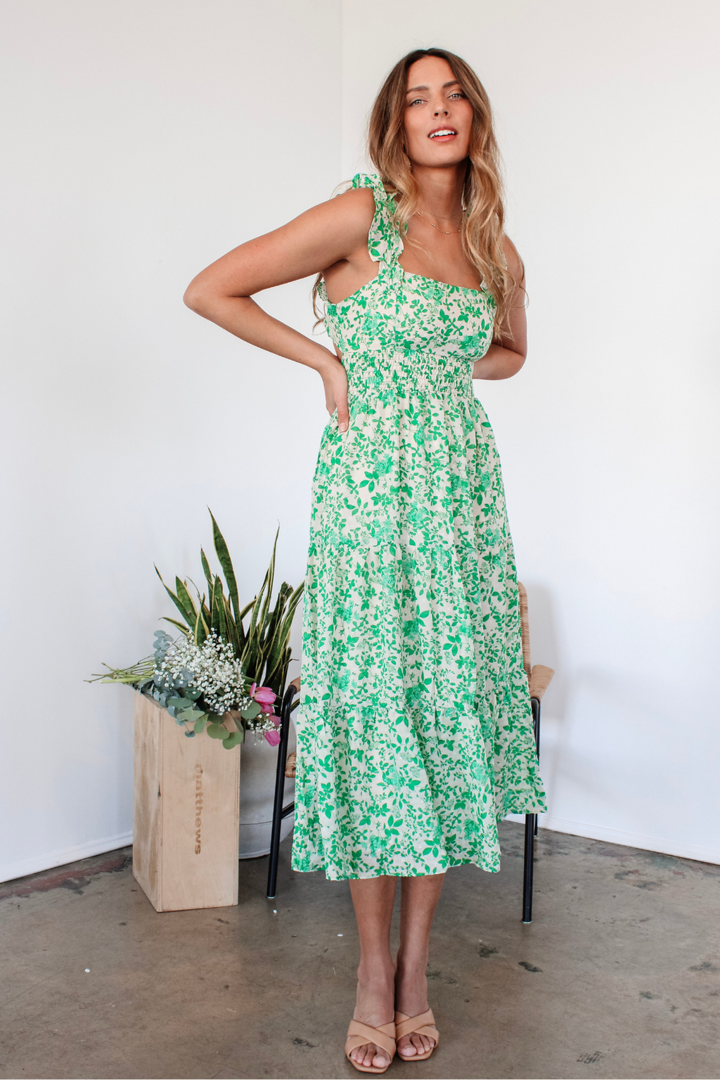 Your Ivy Grows Midi Dress